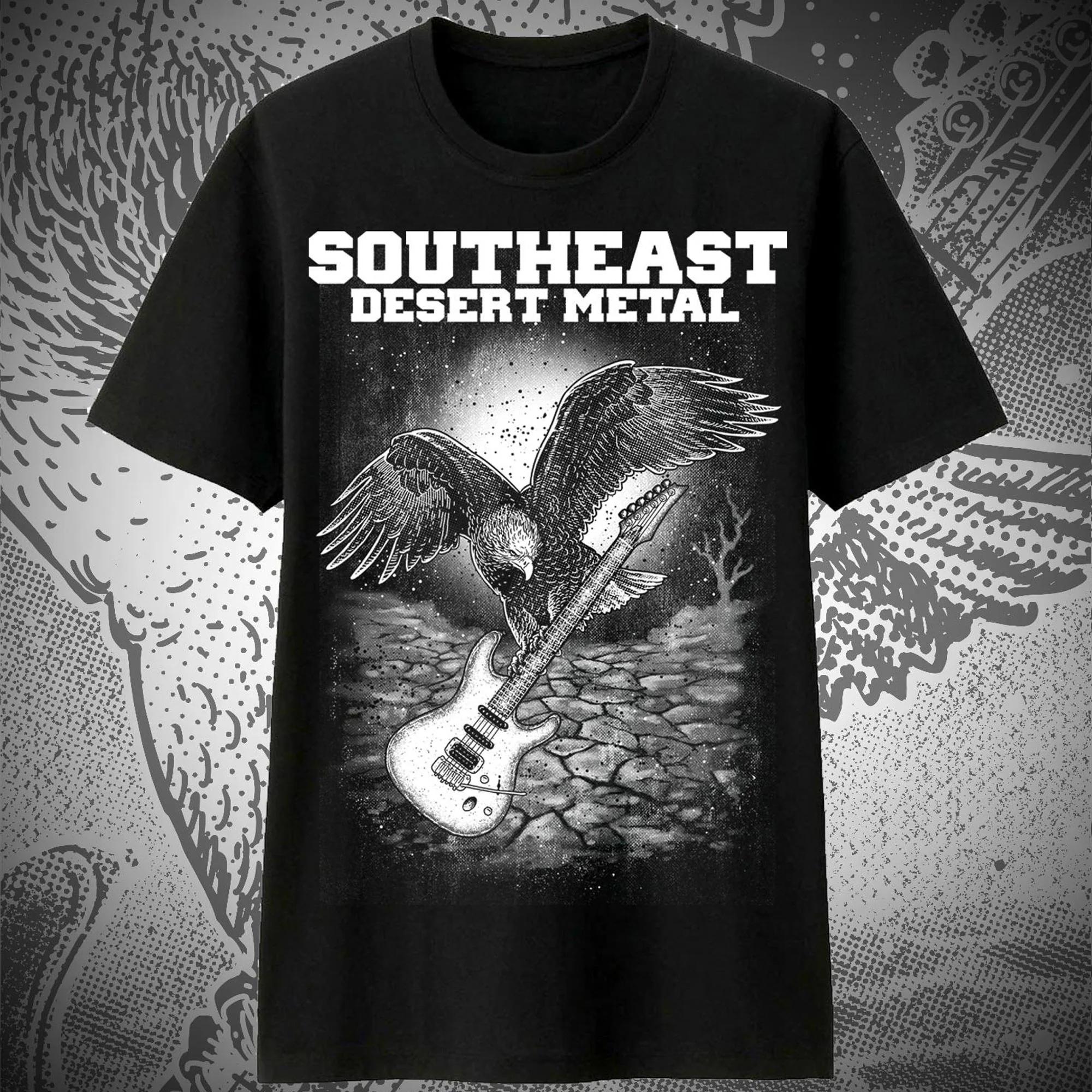 

2026 Australia Southeast Desert Metal Graphic Unisexs Womens Cotton TShirt Streetwear Vintage Fashion Unisex Summer Casual Tee S