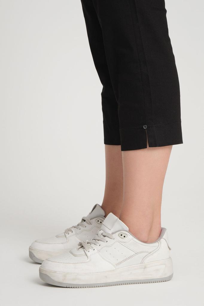 Damenmode Übergröße Shorts & Bermudas Hohe Taille Lycra Übergröße Capri mit Gummizug