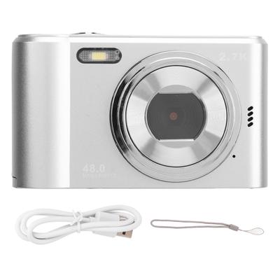 Câmera Digital 2,4 polegadas 48MP 1080P Zoom 8x Selfie Câmera Anti Tremor para Adolescentes Estudantes Meninos Meninas