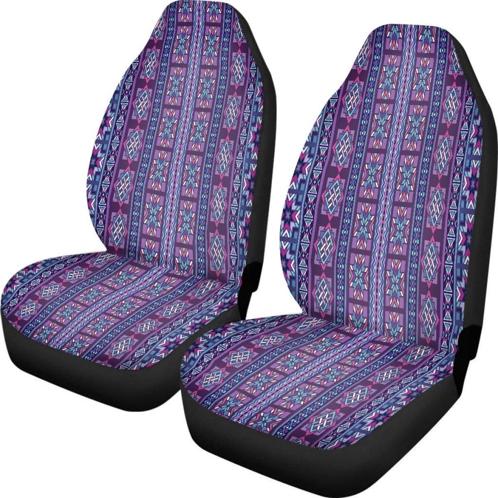 Pehede Car Seat Cover Moon Stars Planet Front for Cars, Easy To Tall Cover Set, Accessories Auto Trucks Van SUV,2 Packs