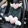 Love Car Headrest Plush Love Neck Pillow Heart-Shaped Plush for Your Car Seat