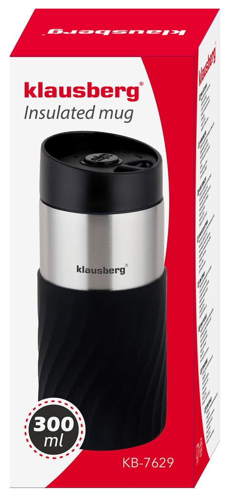 Kubek Termiczny 300ml KLAUSBERG Czarny KB-7629