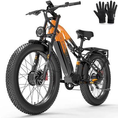 Elektrofahrrad Erwachsener Lankeleisi 26" 1000Wx2 Motor All-Terrain Ebike Höchstgeschwindigkeit 48Km/h 48V 20AH Maximale Reichweite 130Km MG800 Max