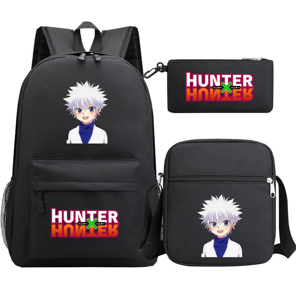 Animation, Full-Time Hunter, Young Students, School Bags, Men'S And Women'S Leisure Travel, Backpacks, Trendy Computer Bags