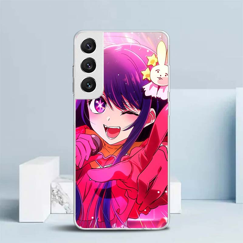 Japan Anime Oshi No Ko Soft Cover for Samsung Galaxy S25 Edge S26 S24 S23 Ultra Phone Case S22 S21 Plus S20 FE Print Pattern She