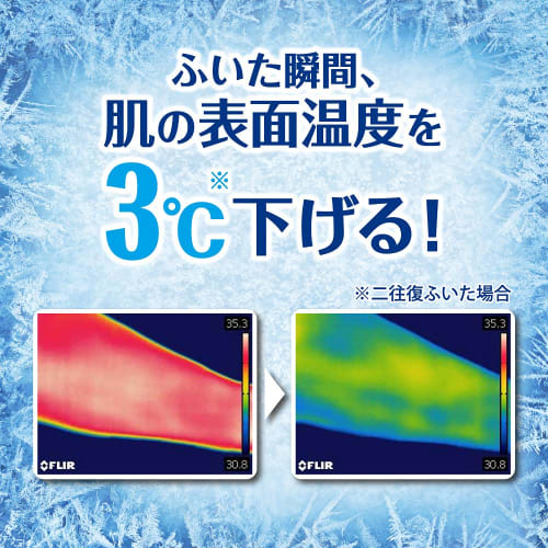 [Bulk purchase] Can also be used to prevent heatstroke! Biore cold sheet, unscented, set of 3