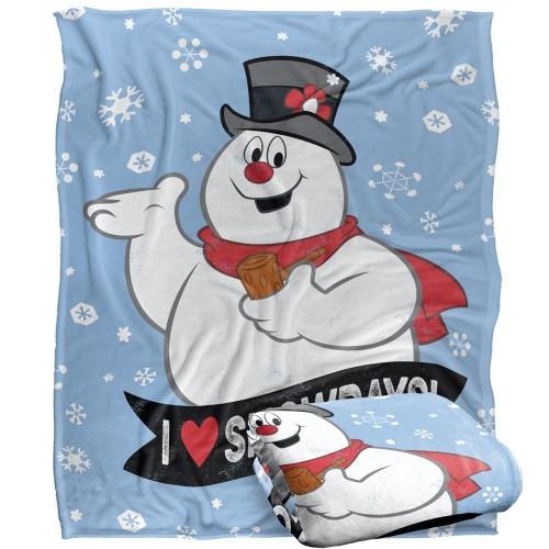 Frosty The Snowman I Love Snowdays Blanket