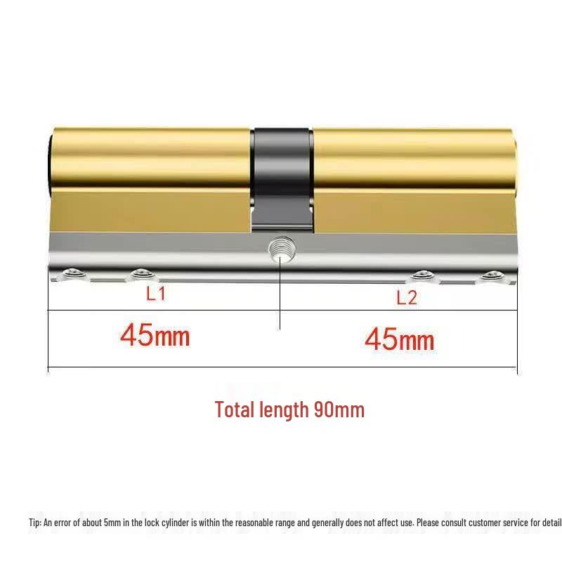 Anti-Theft Copper Door Lock Cylinder