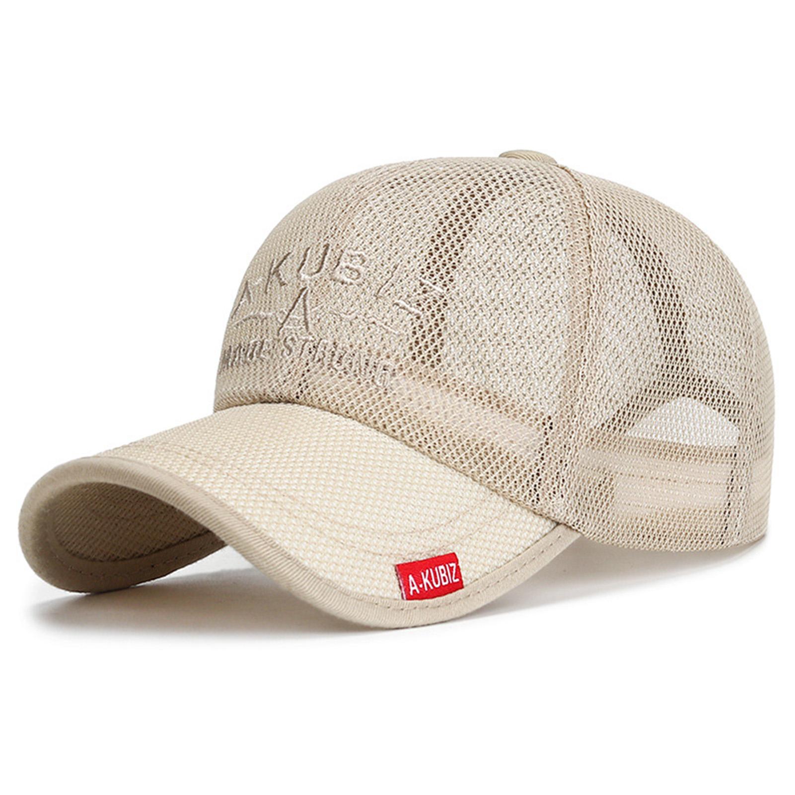 

Casual Unisex Baseball Cap Versatile Outdoor Sun Protection Duck Tongue Cap for Summer Beach Vacation бежевий