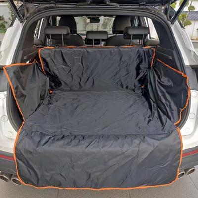 Universal SUV Cargo Liner Trunk Mat Waterproof Rear Seat Back Cover for Dogs Pets Heavy Duty Anti-Slip Durable Car Floor Protect