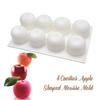 8-Cell Fruit Shape Mousse Cake Silicone Mold DIY Dessert Making Mold (No FDA, BPA Free)