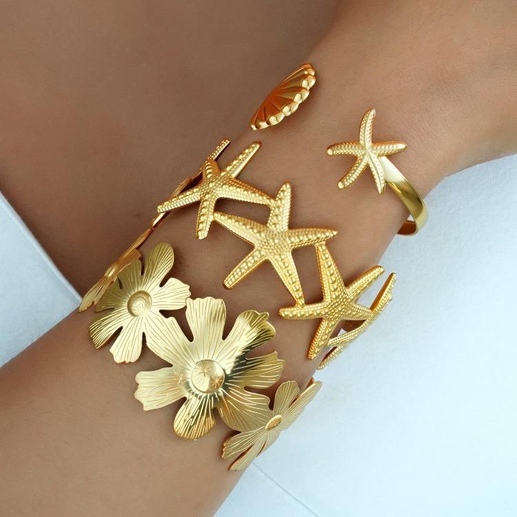 Punk Bracelet For Women 2026 Girls Bracelets & Bangles Set Simple Large Chain Bracelet Hand Ring Fashion Jewelry Accessories New