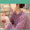 French Style Floral Blouse With Modale Fabric And Ruffle Sleeves For Casual Wear