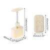 Plastic Mooncake Mold Cookie Cutter with Stamps Hand Press Green Bean Pastry Mould DIY Bakeware Mid-autumn Festival