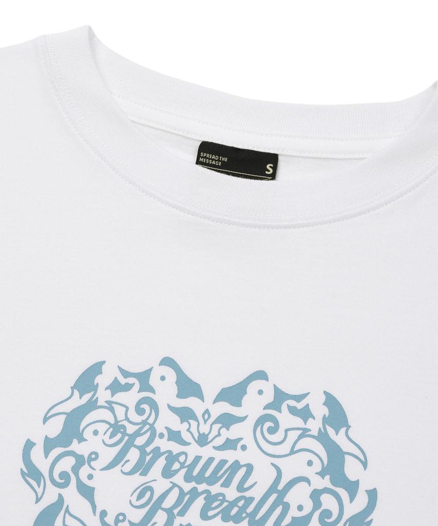 BROWNBREATH W Bb Emblem Tee - White