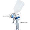 Low Volume Low Pressure Gravity Feed Air Spray Machine Paint Sprayer Kit with 1.3mm Nozzle and 600cc Fluid Cup for Car Furniture Fence Painting