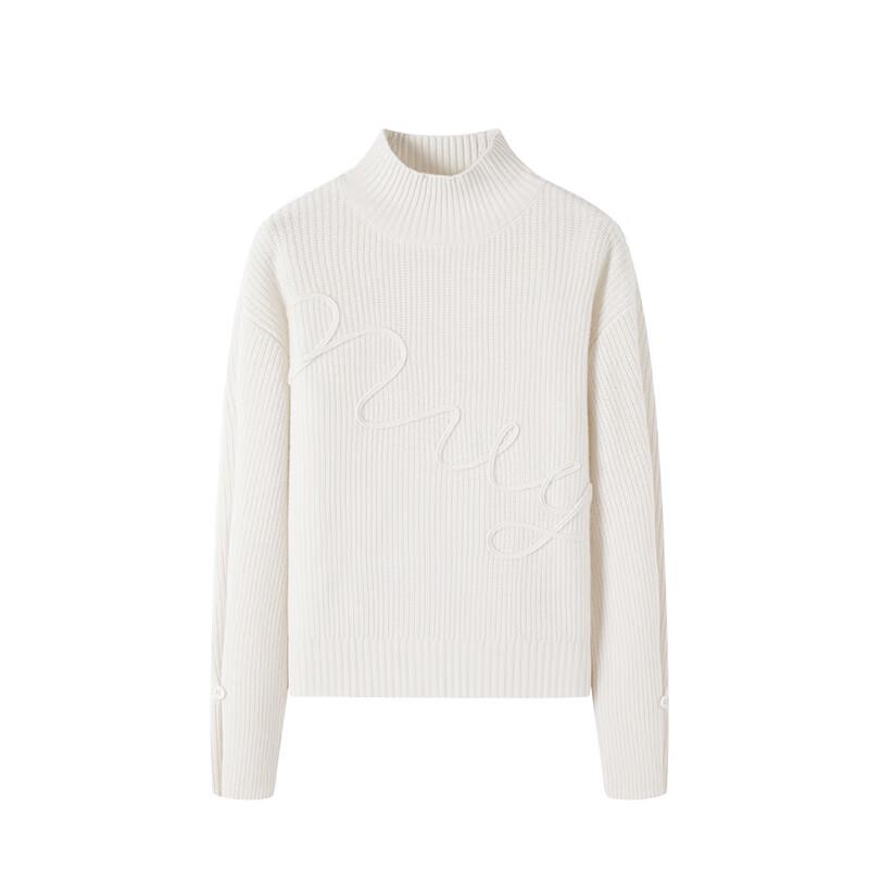 Navigare Women's 100% Wool Mock Neck Sweater