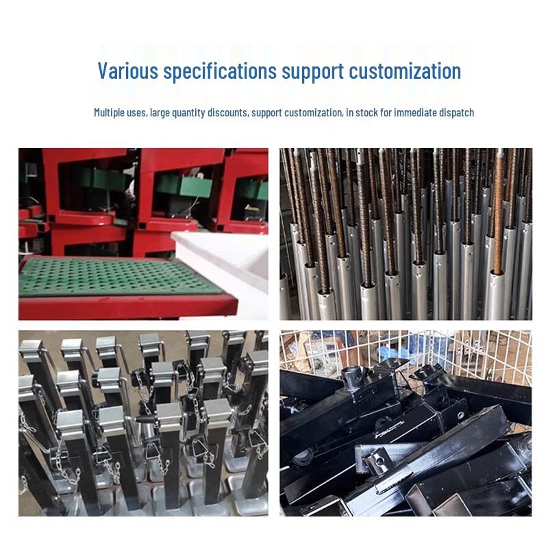 Handvevad trailerstödjack