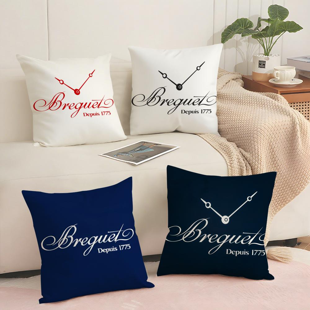 Luxury BBreguets Cushion Cover Pillowcase Ultra Soft Skin Friendly Fabric Cloud Like Comfort  Concealed Zipper