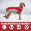 Haustierkleidung, Hunde Baumwollkleidung, Winddicht und Warm im Winter, Hunde Baumwollkleidung, Gefütterte und Verdickte Daunenbaumwollkleidung.