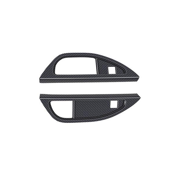 1 Pair Carbon Fiber Texture ABS for Toyota Alphard/Vellfire 40 Series None