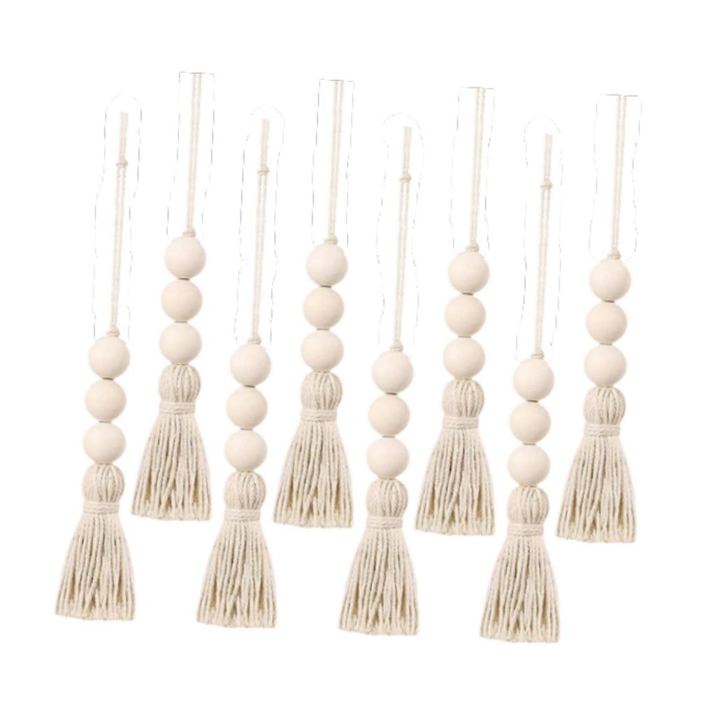4/8Pcs Tassel Ornaments DIY Crafts Modern Boho Hanging Decorations Tassel Pendants for Backdrop Dorm Bedroom Curtain Home Decor