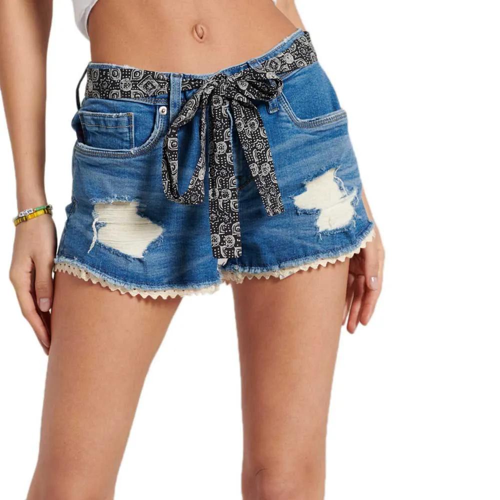 Superdry Damen Blau Shorts Für - Bild 2