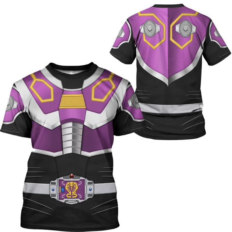Kamen Rider W CycloneJoker T-shirts Japanese Tokusatsu Cosplay 3D Print Kids Tees Summer Men/Women Harajuku Short Sleeve Y2k Top