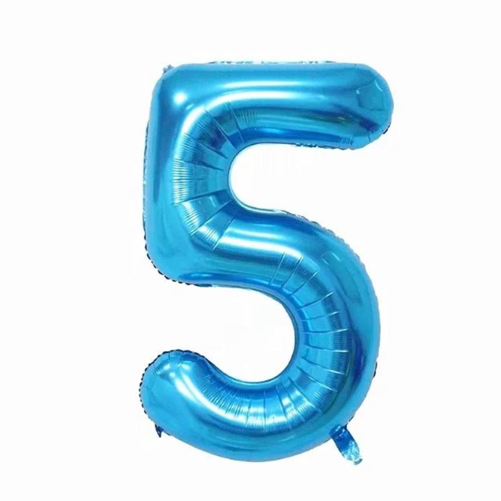 40 Inch Giant Blue Digital Large, Birthday Decoration, Party, Anniversary Project Decoration
