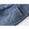 Split Denim Bell Bottoms Women's Summer High Waist Elastic Slim Straight Leg Women's Pants