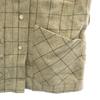 TOCCA wool Grid pattern Jacket 2 Gray x brown Women Used