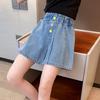 Mädchen Shorts Sommer Kinder Denim Kinder Hosen Lässige Strandshorts Hosen Mädchen Kleidung