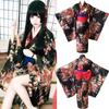 New Hell Girl Enma AI COS og Gorgeous All-match Animation Cosplay Women Kimono