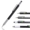 7 In 1 Multifunctional Pen Ballpoint Pen Ruler Screwdriver Spirit Level Portable Tool Engineer Student Office Stationery Gift