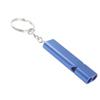 Personalized Flat Aluminum Alloy Whistle Keychains Are Suitable For Outdoor Camping And Pet Training.