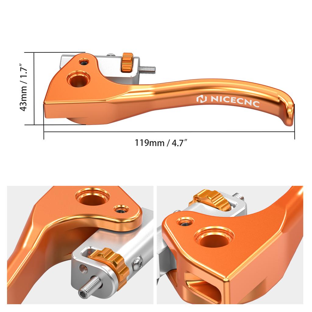 NICECNC For KTM EXC 300 2024-2025 EXC 250 EXCF 350 SX 125 SXF 450 XC XCF XCW Shorty Clutch Lever For Husqvarna TE 300 FE450 2025