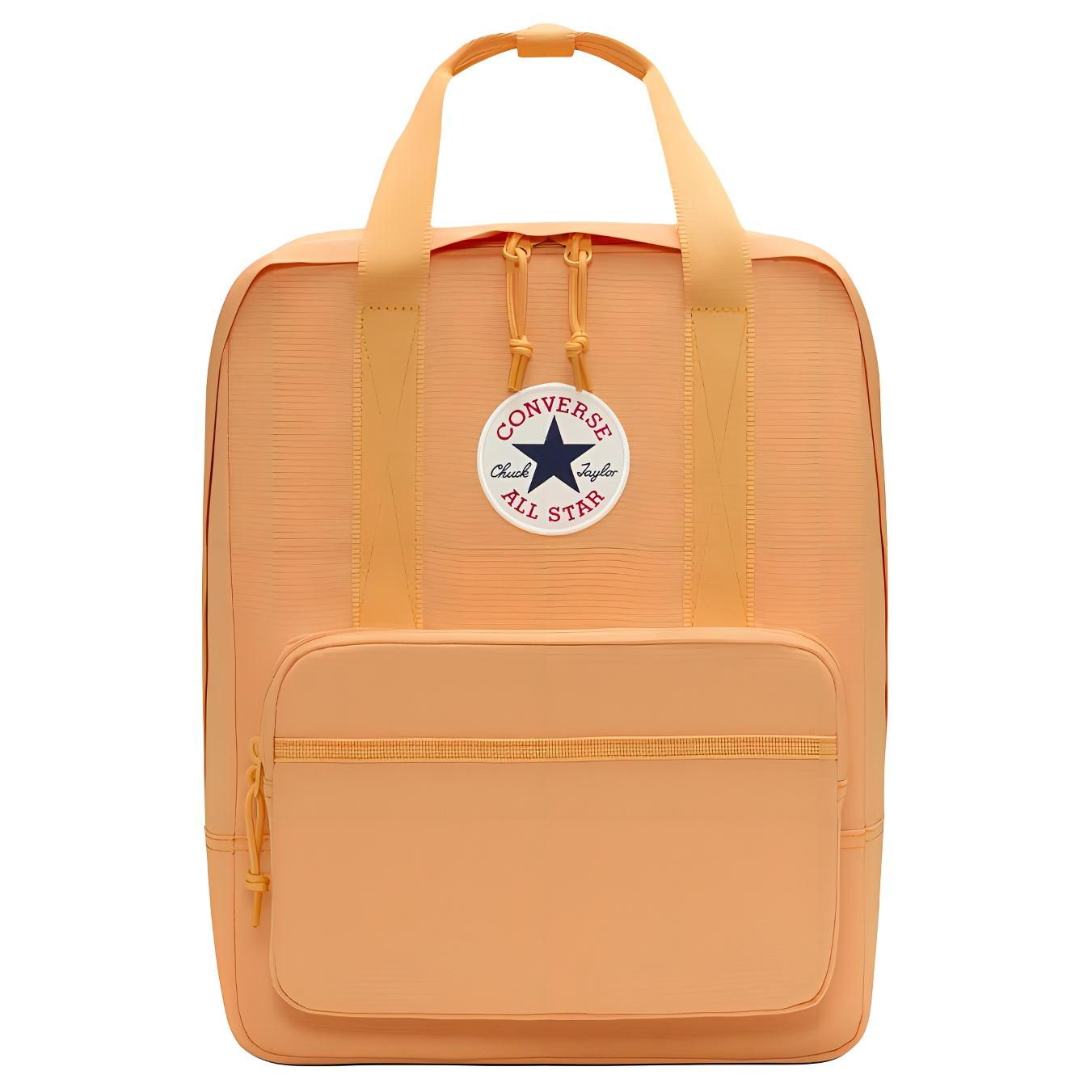 Converse Classic Simple Polyester Backpack Small Unisex Backpacks Orange 10026013-A10 Orange