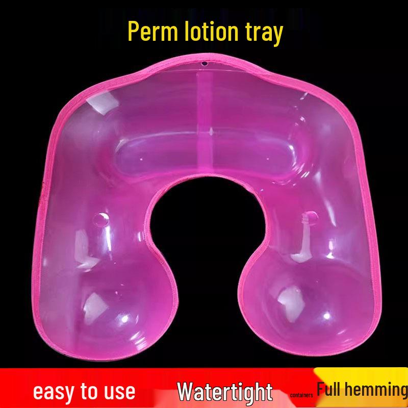 Barbershop Waterproof Perming Basin with Enlarged Plastic Shoulder Pad