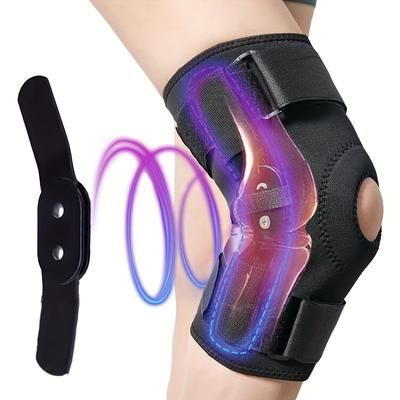 Ginocchiera unisex regolabile - Fornisce supporto per artrite, lesioni del menisco, legamento crociato anteriore, legamento collaterale mediale e recupero da infortuni -