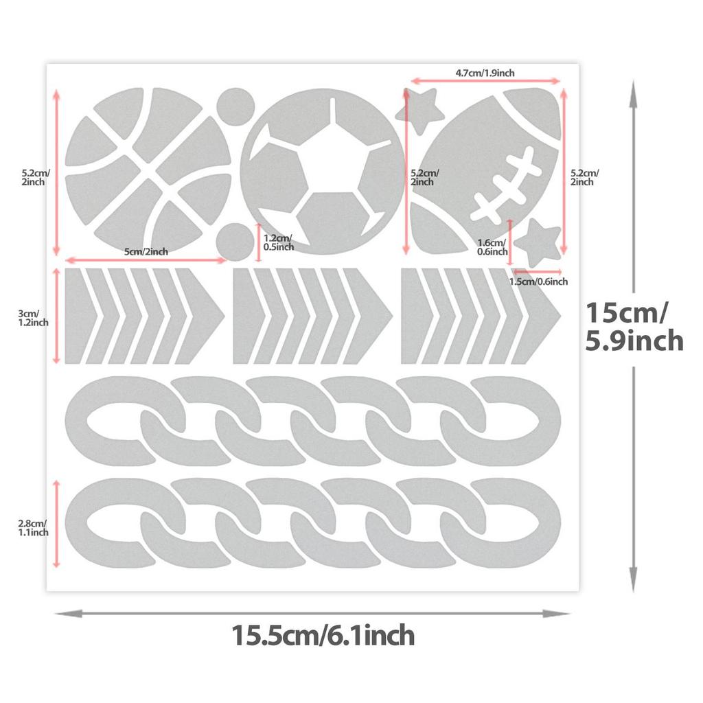Elastic Reflective Heat Transfer Stickers, High Temperature Vinyl Hot Press Reflective Patches for Ironing On Clothes, Bags, Hats