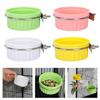 Parrot Food Bowl Clamps Holders Coops Cup,Bird Cage Water Bowl for Parakeet African Greys Conure Bird Feeding Dish Cups