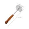 Professional Stainless Steel Potato Masher Ergonomic Wood Handle Mashing Potatoes Vegetables Fruits Effortless Smooth Results