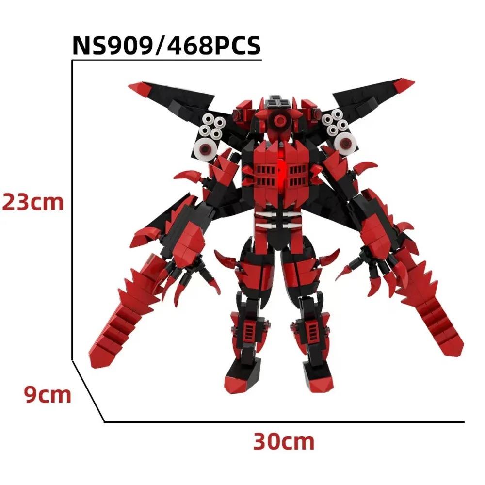 

Skibidi Туалет Строительные блоки Игрушка Титаны Оператор Спикерман Дриллман Телевизионный мужчина Женщина Камера Спикер Человек G Дрель Человек Фигурка Игрушка