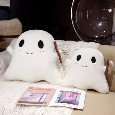 Halloween Sickle Ghost Throw Pillow Creative Cute White Ghost Decoration Table Decoration Small Ornament