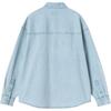 Carhartt WIP Comfortable Simple Long Sleeve Denim Shirt With Chest Pocket Women tops I036232-01-12
