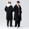 ROMON Men's Hooded Wool Blend Trench Coat