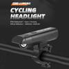 Aluminum Alloy Bright Bicycle Light Multifunctional USB Rechargeable Bike Front Light Waterproof
