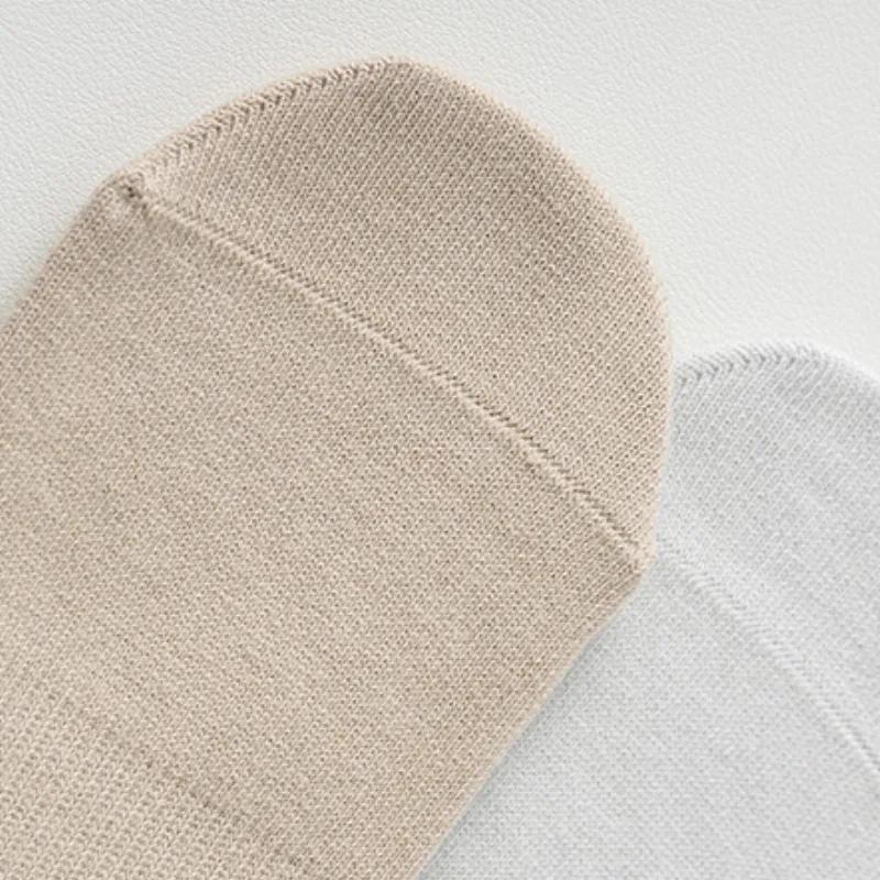 New Solid Color Mid-calf Cotton Yoga Socks Pilates Socks Non-slip Professional Sports Socks Dance Fitness Training Floor Socks