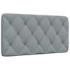 Headboard Pillow, Light Gray, 100 Cm, Fabric
