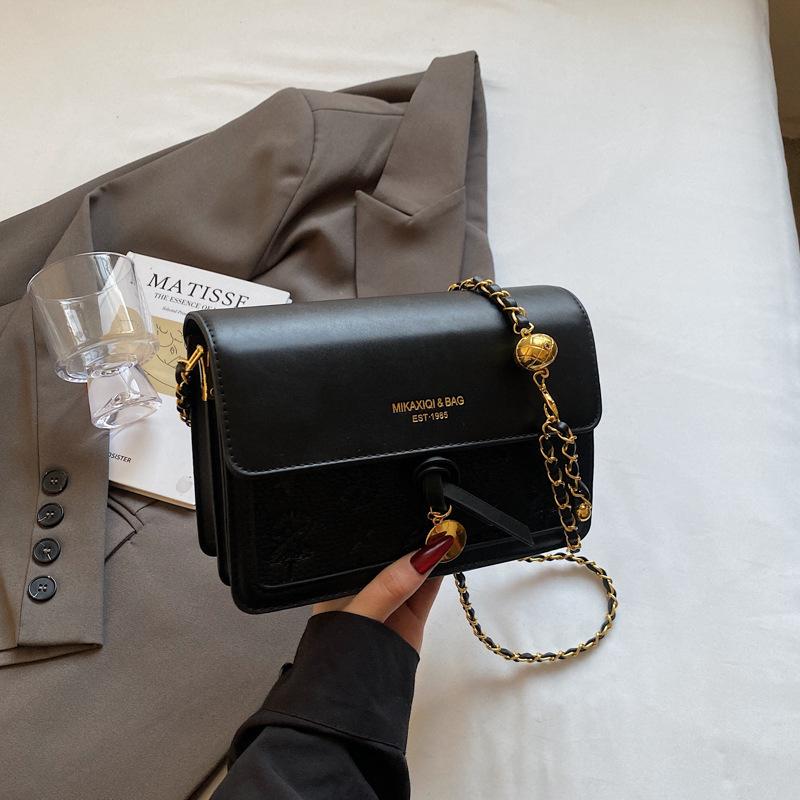 Premium summer versatile small square bag 2025 new fashion chain shoulder women's bag Korean version of foreign style messenger bag bag